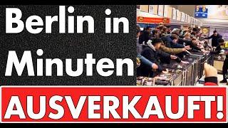 Sprengzeit! In Berlin werden Supermärkte gestürmt! Ausverkauf in Minuten: Silvester wird heftig!