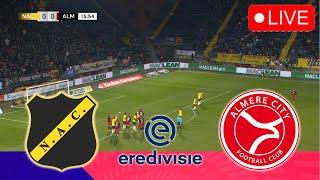 NAC BREDA VS ALMERE CITY [LIVE] | EREDIVISIE 2024/2025 Full Match Streaming Video Game PES 2021