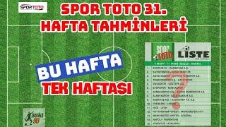 Spor Toto 31. Hafta Tahminleri | Avrupa Belirleyici Olur | Dakika90 | #sportoto #sportototahminleri