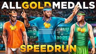 I Thought I Knew GTA V... Until I Tried This - GTA 5 ALL Gold Medal Speedrun