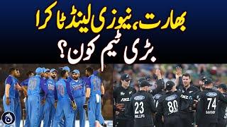 India vs New Zealand Clash: A Thrilling Encounter - Aaj News