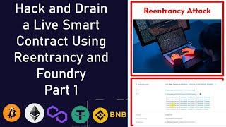 Hack and Drain a Live Smart Contract Using Reentrancy and Foundry Part 1 on Ether Scan