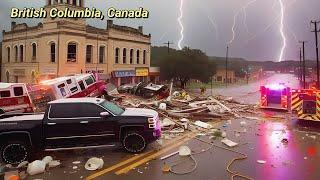 BC Coast Hit by Bomb Cyclone, strong winds, thousands of people are now without power!