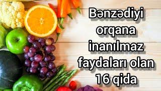 Bənzədiyi orqana inanılmaz faydaları olan 16 qida