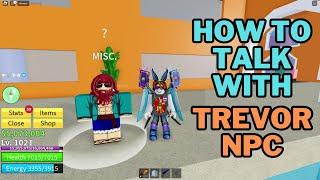 How To Talk With Trevor in Blox Fruits | Trevor NPC Location