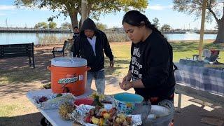 VETERANS DAY COOK-OUT AT THE PARK