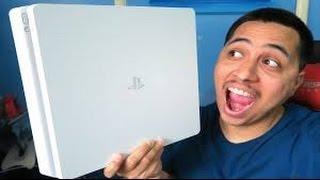 PS4 Slim Glacier White Unboxing + Giveaway!