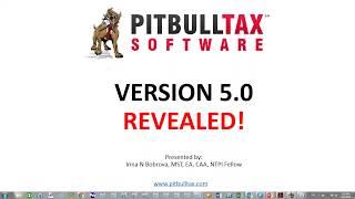 PitBullTax Software Version 5.0 Unveiled!