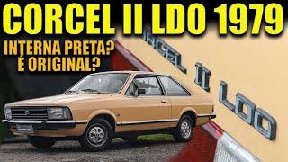 Ford CORCEL II LDO: with BLACK INTERIOR! IS IT ORIGINAL?