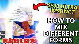 HOW TO MIX FORMS Dragon Ball Ultimate Roblox Mix Forms Glitch Dragon Blox Ultimate