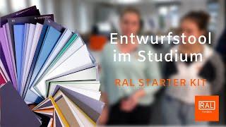 Anwendung Farbdesign-Tool RAL Starter Kit im Studium