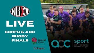 LIVE RUGBY: ECRFU & AOC SPORT FINALS | COLLEGE FINALS