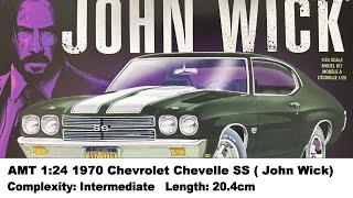 AMT 1:25 1970 Chevrolet Chevelle SS (John Wick) Kit Review