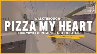 BVI Yacht Walkthrough: Inside Pizza My Heart!