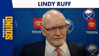 "I Thought We Deserved Better" | Lindy Ruff After Buffalo Sabres Loss Against Boston Bruins