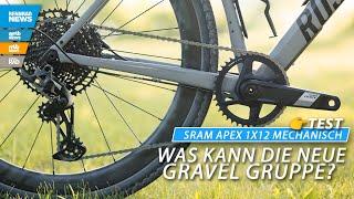 SRAM Apex 1x12 mechanisch: Was kann die Gravel Gruppe?