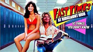 10 Things You Didn't Know About Fast Times at Ridgemont High