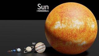 planet break | Solar System Planet Size Comparison 3D