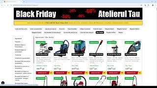 Peste 15.000 de produse la reducere pe AtelierulTau.ro! Black Friday 2024