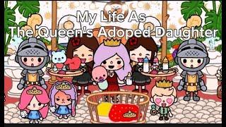 My life as the Queen's adopted daughter| Toca life sad story | Toca life world| Toca boca