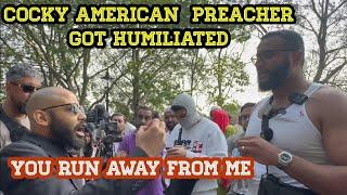 American Preacher Badly Humiliated by Hijab! Mohammed Hijab Speakers Corner Sam Dawah