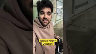 Canada Airport Questions #canada #canadaimmigrationvisa #touristvisa