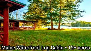 Maine Waterfront Property For Sale | 12+ acres| Maine Waterfront Cabins | Maine Real Estate For Sale