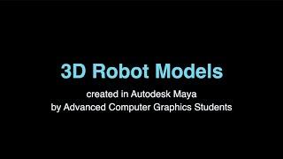 3D Robot Models ~ 2023