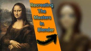 Mona Lisa | Blender Digital Recreation