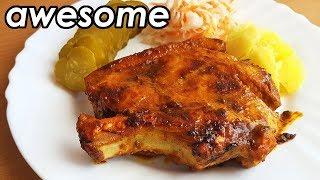 Simple Marinated Pork Chop - English Subtitles