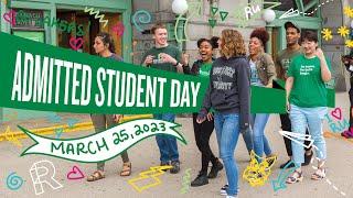 Thanks for Attending Admitted Student Day 2023!