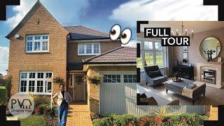 Touring a GORGEOUS 4 Bed New Build | UK House Tour Property Vlog | Redrow Homes Welywyn ShowHome