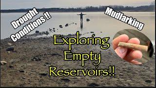 Exploring & Mudlarking NJ Reservoirs at Unbelievable Low Levels “Drought!!”