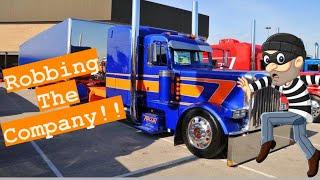 🟠 UNBELIEVABLE!!!!  Truck Driver Robs His Company BLIND! Recovery Driver!