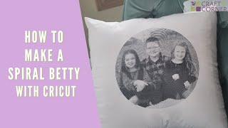 How to make a DIY Spiral betty // Cricut Tutorial for Beginners