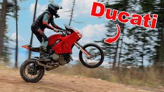 REBUILDING A DUCATI V4 PANIGALE to OFFROAD