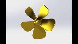 ► SolidWorks Tutorial | Design a Propeller