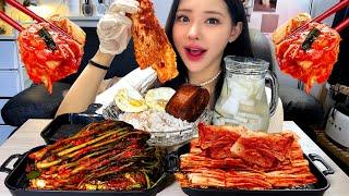 [SUB] 실비김치 첫 경험 먹방 (어쩌다보니 개그영상) | mukbang | asmr | korea Spicy Kimchi mukbang eating show