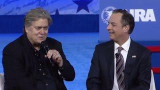 Steve Bannon, Reince Priebus Interview at CPAC 2017 | ABC News