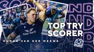 ALL TRIES | Duhan Van Der Merwe Breaks Try Scoring Record 