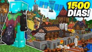 Sobreviví 1500 DÍAS en MINECRAFT | WORLD TOUR