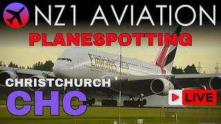 LIVE - Christchurch Airport, NEW ZEALAND | Planespotting Action ️