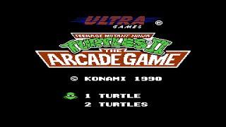 TMNT II: THE ARCADE GAME - NES FULL PLAYTHROUGH