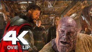 Thor Kills Thanos Scene Hindi  Avengers Endgame  Movie Clip HD  4K  iMAX