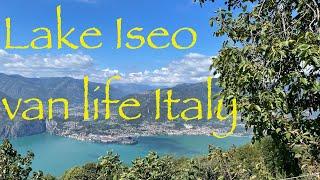 Lake Iseo - van life Italy