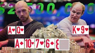 $ 2,500,000 Super High Roller Showdown Final Table Highlights