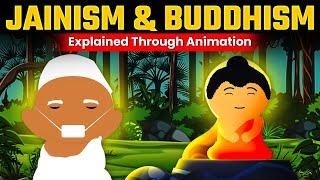 COMPLETE Buddhism & Jainism |  Explained  Through Animation | OnlyIAS