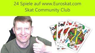 Live-Skat im Skat Community Club 2 x 24 Spiele ab 20 Uhr 1. Quartal 2025