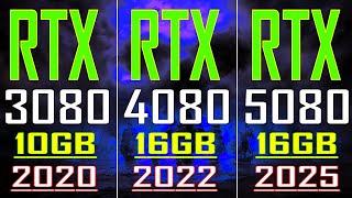 RTX 3080 vs RTX 4080 vs RTX 5080 || PC GAMES TEST ||