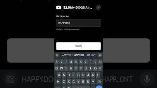 2.5M+ DOGS Airdrop Blum code